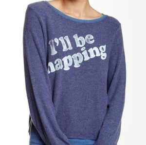 Blue Wildfox I'll Be Napping Sweatshirt